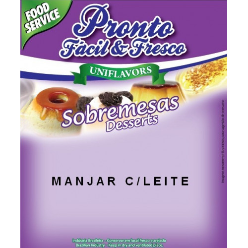 Manjar Com Leite Pronto Fresco 1kg