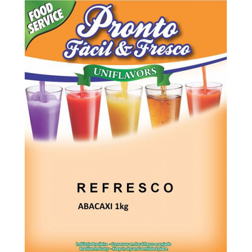 Refresco Abacaxi Pronto Fresco 1kg