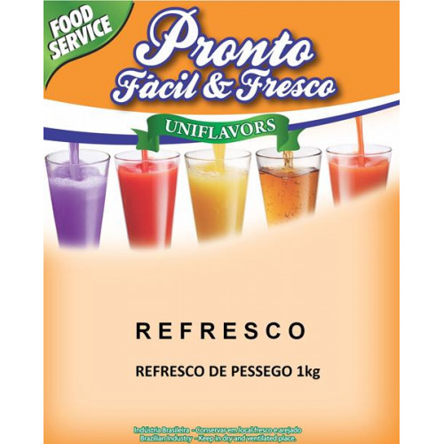 Refresco Pessego Pronto Fresco 1kg