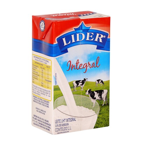 Leite UHT Integral Lider 1 lt
