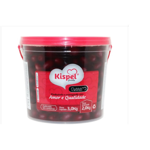 Azeitona Preta C/ Caroço Kispel 2kg