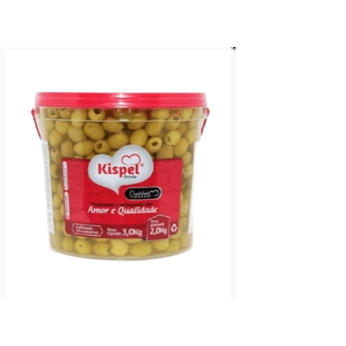 Azeitona Verde S/ Caroço Kispel 2kg