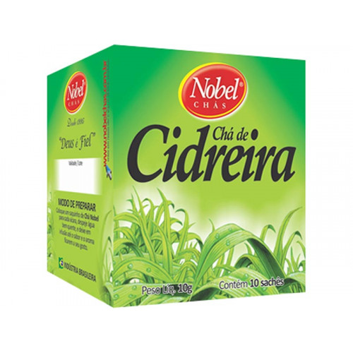 Cha Nobel de Erva Cidreira ENVELOPADO 10x10gr