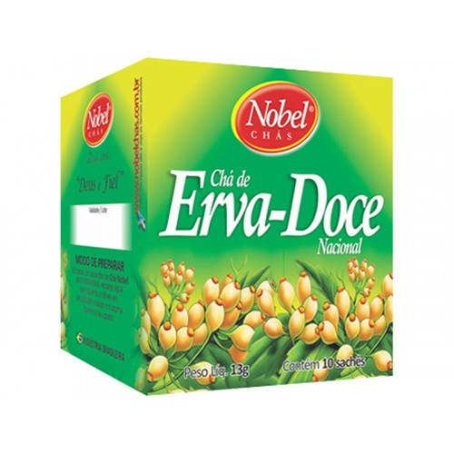 Cha Nobel de Erva Doce ENVELOPADO 10x13gr