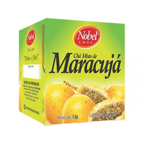 Cha Nobel de Maracuja Sachet 10x13gr