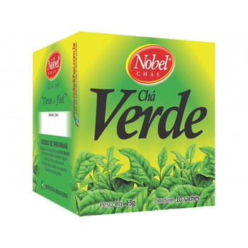 Cha Nobel Verde Sachet 10x13gr