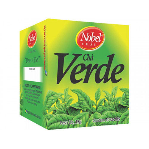 Cha Nobel Verde Sachet 10x13gr