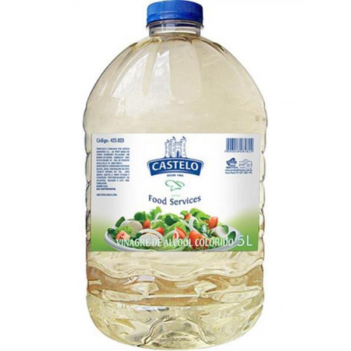 Vinagre Castelo De Alcool Colorido 5 L