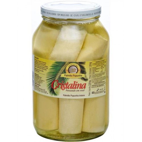 Palmito Inteiro Pupunha Coracao Sandyla 1,8 kg