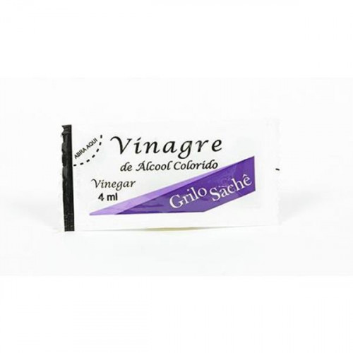 Vinagre de Alcool Colorido Grilo Sache 184x4ml